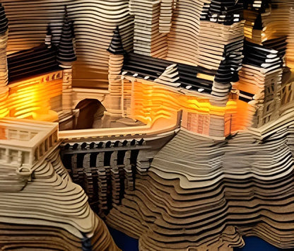 Mysterion Castelo Hogwarts (Com Luz e Calendário 2025)